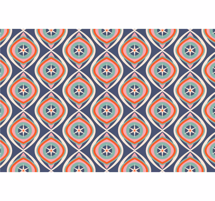 Estore de rolo quarto efeito azulejo 70 padrão - TenStickers