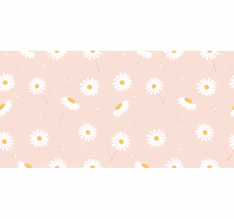 Estore de rolo quarto flores margarida nórdica - TenStickers
