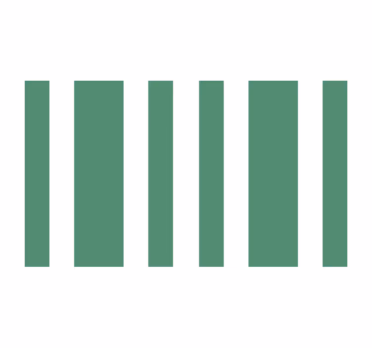 Estore de rolo quarto listras brancas e verde pistache - TenStickers