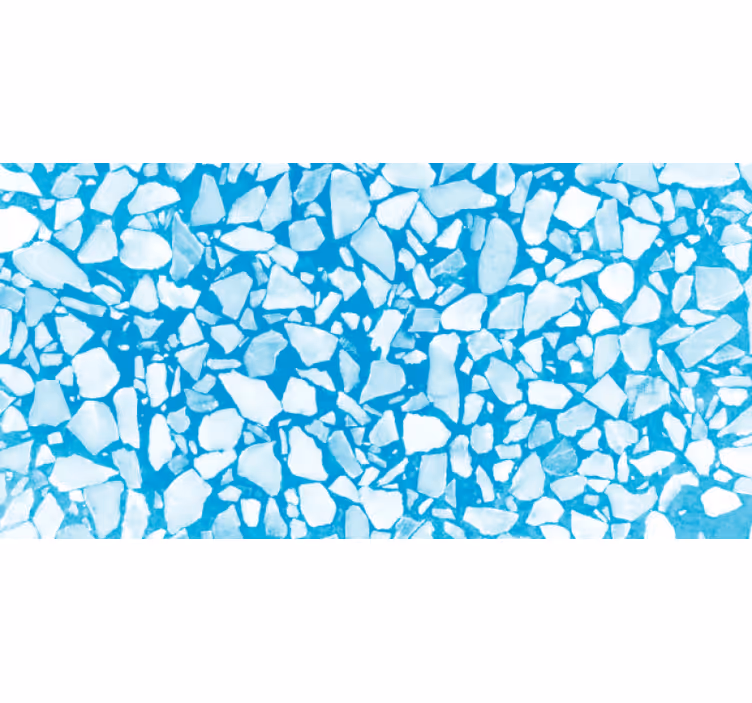 Estore de rolo quarto em terrazzo aquarela azul - TenStickers