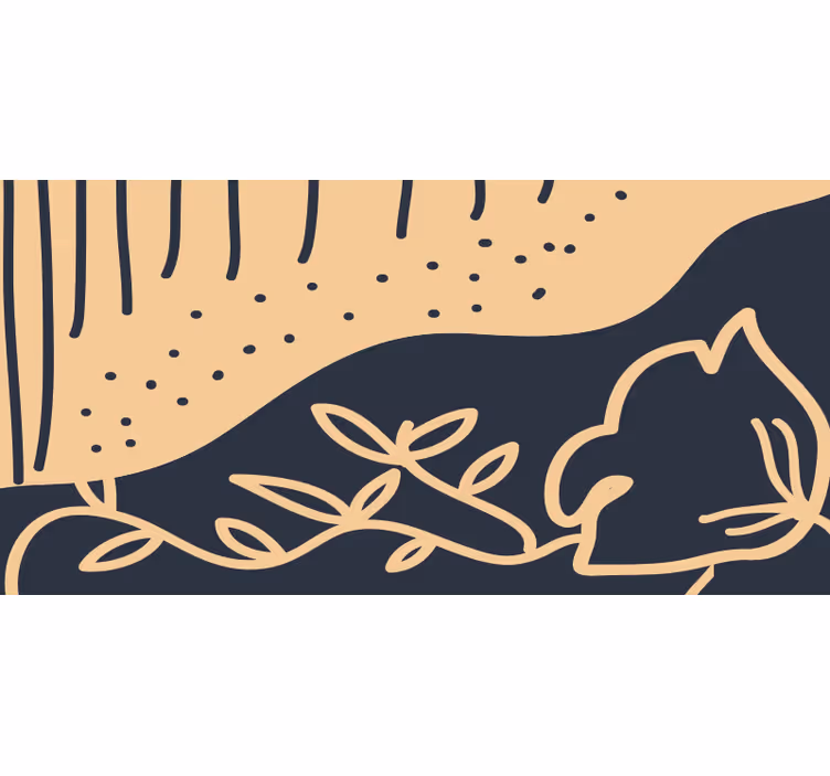 Estore de rolo quarto fundo floral vintage - TenStickers