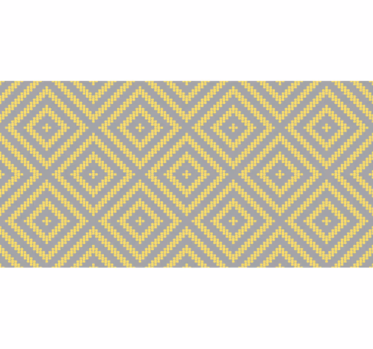 Estore de rolo quarto na cor pantone losangos - TenStickers