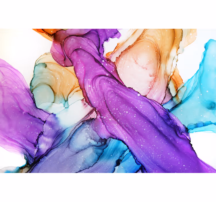 Estore de rolo quarto em cores abstratas - TenStickers
