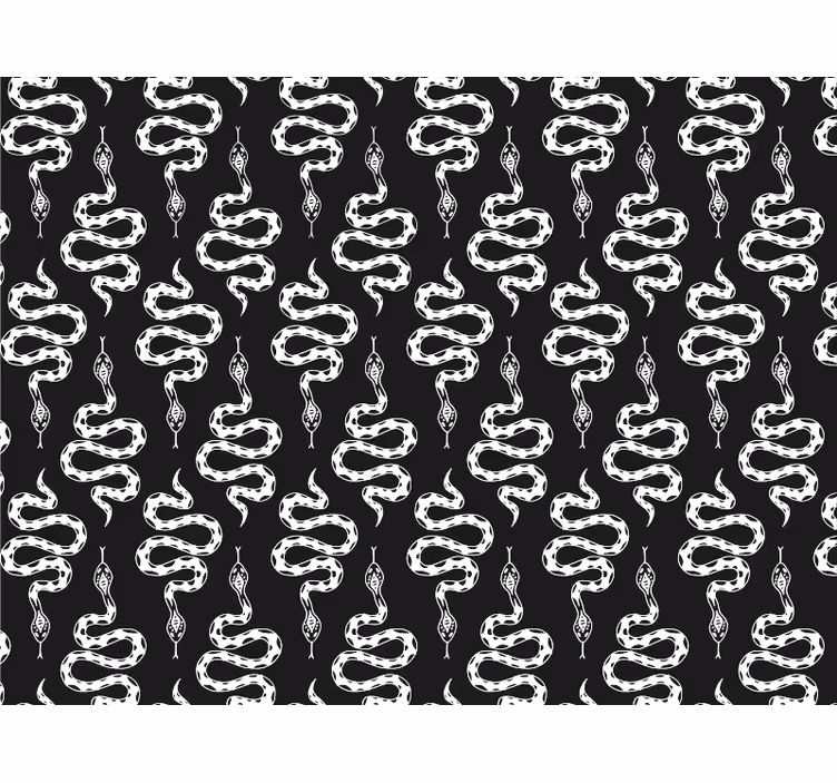 Estore de rolo quarto padrão de serpentes - TenStickers