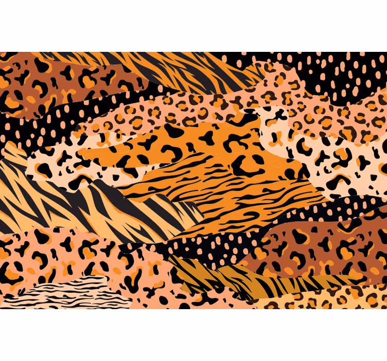 Estore de rolo quarto com estampas de animais diferentes - TenStickers