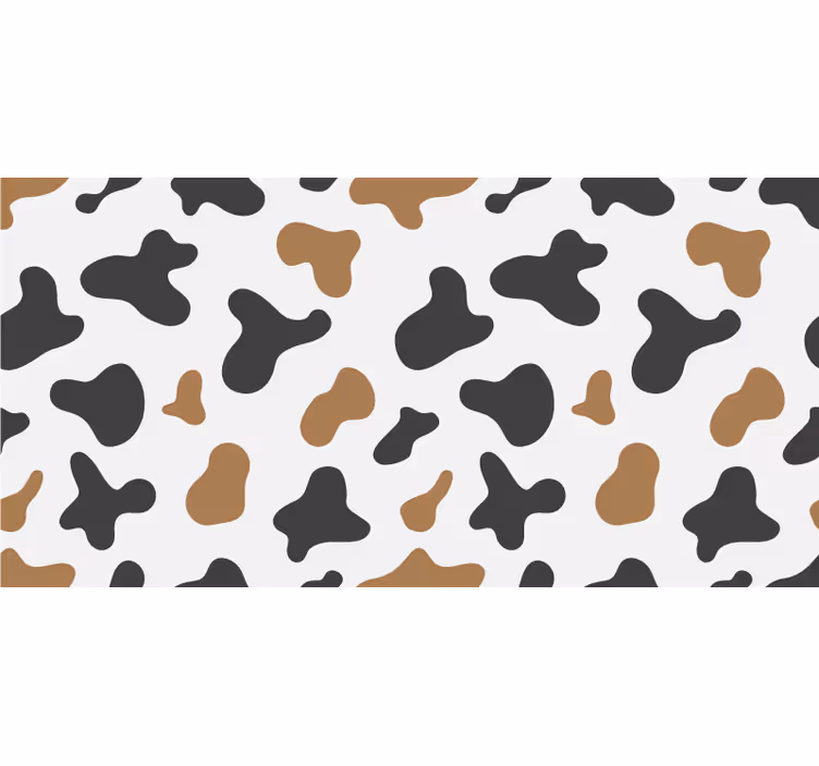 Estore de rolo quarto com manchas de vaca - TenStickers