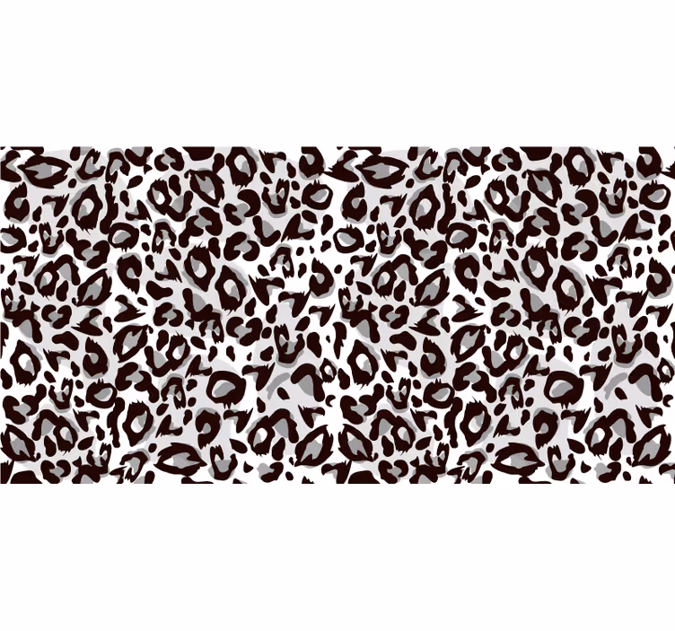 Estore de rolo quarto leopardo negro - TenStickers