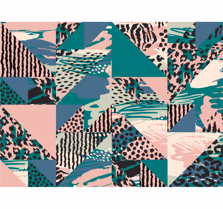 Estore de rolo quarto azulejos de leopardo étnico - TenStickers