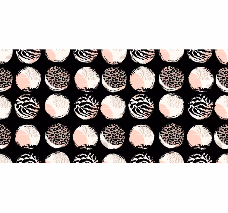 Estore de rolo quarto padrão leopardo geométrico abstrato - TenStickers