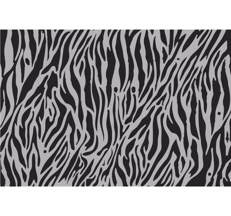 Estore de rolo quarto zebra cinza - TenStickers