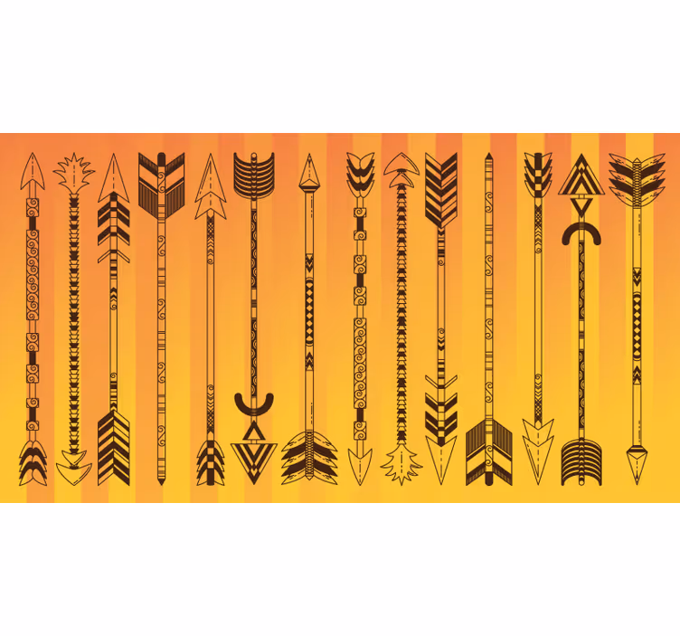 Estore de rolo quarto listras do pôr do sol sudoeste - TenStickers