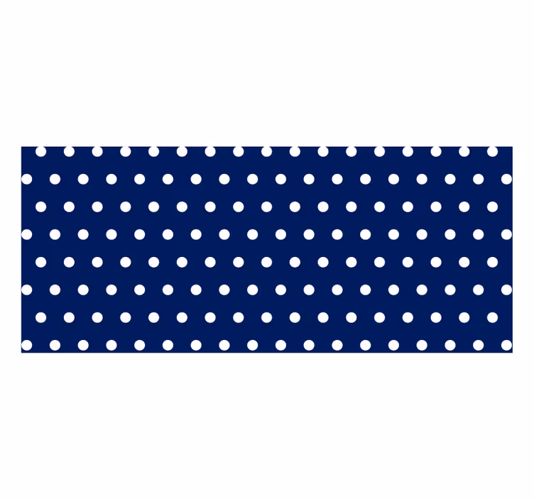 Estore de rolo quarto pontos brancos - TenStickers