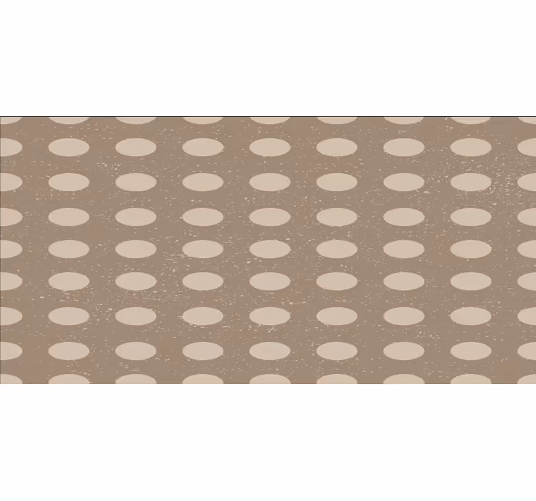 Estore de rolo quarto padrão circular marrom geométrico - TenStickers