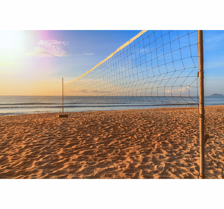 Estore de rolo quarto rede de vôlei de praia - TenStickers