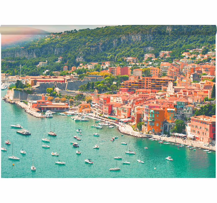 Estore de rolo quarto praia bonita da riviera francesa - TenStickers