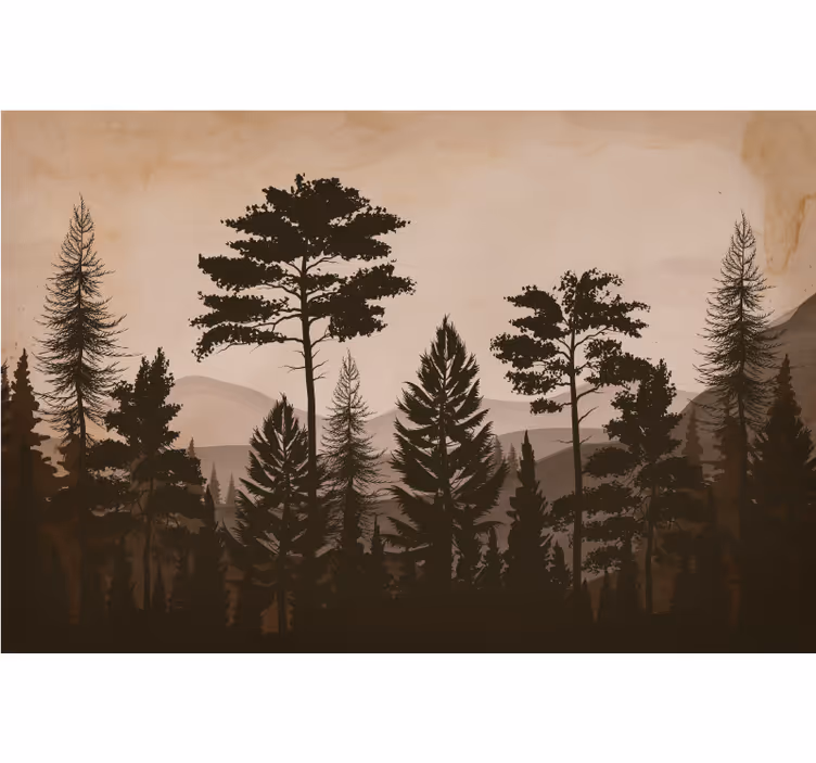 Estore de rolo quarto estilo escandinavo em cores quentes - TenStickers