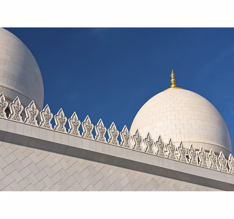 Estore de rolo branco sheikh zayed dos emirados - TenStickers