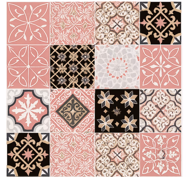 Estore de rolo para sala cimento rosa - TenStickers