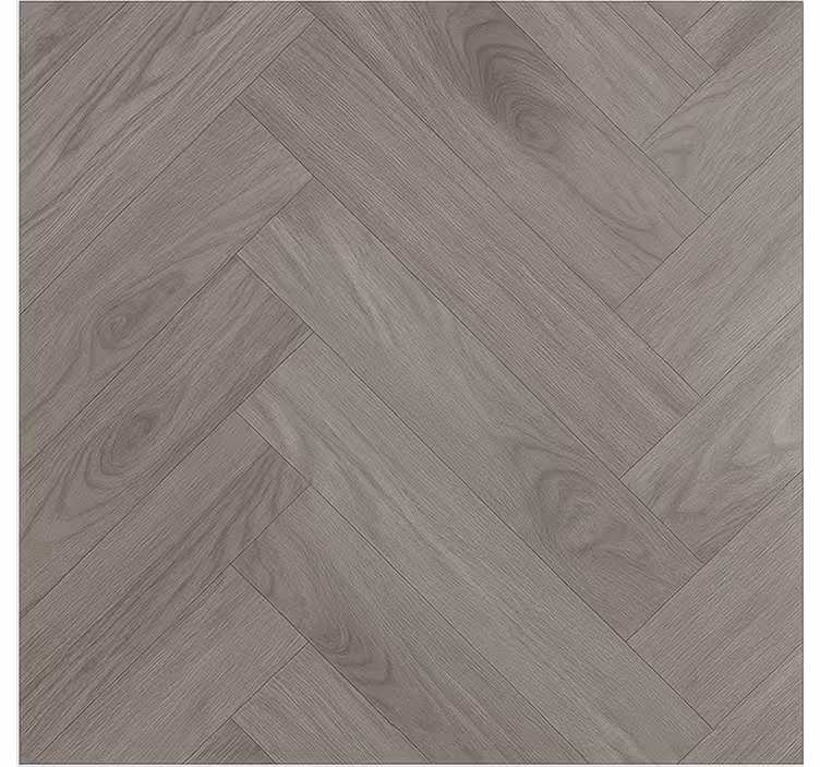 Estore de rolo para sala padrão espinha de peixe taupe - TenStickers