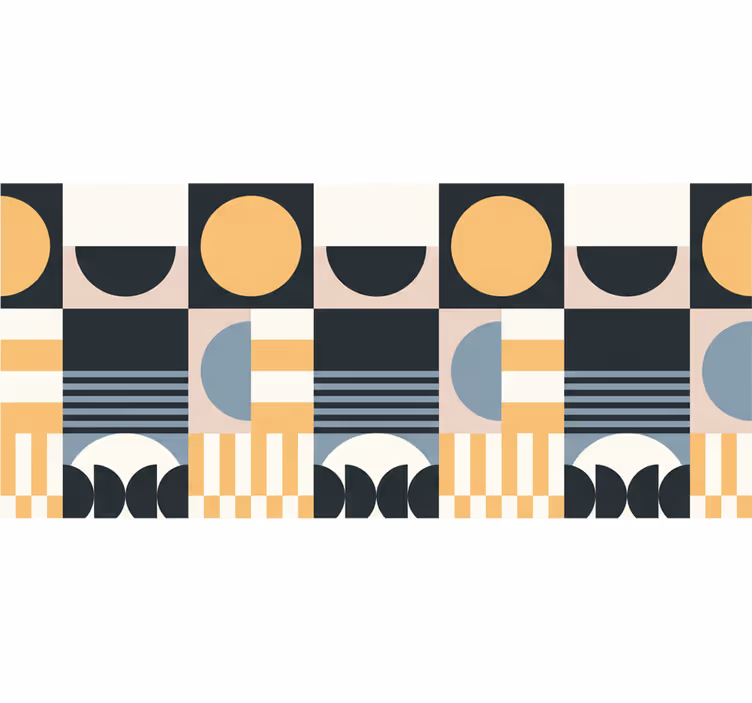 Estore de rolo para sala padrão moderno abstrato - TenStickers
