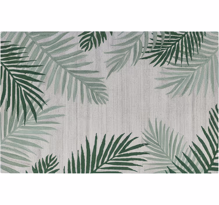 Estore de rolo para sala folhas de palma grandes - TenStickers