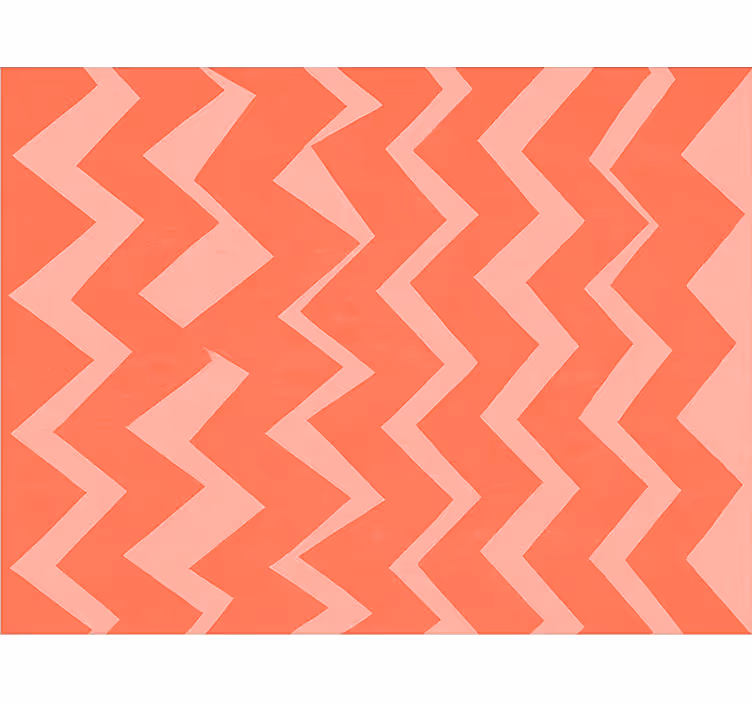 Estore de rolo para sala padrão zig zag rosa - TenStickers