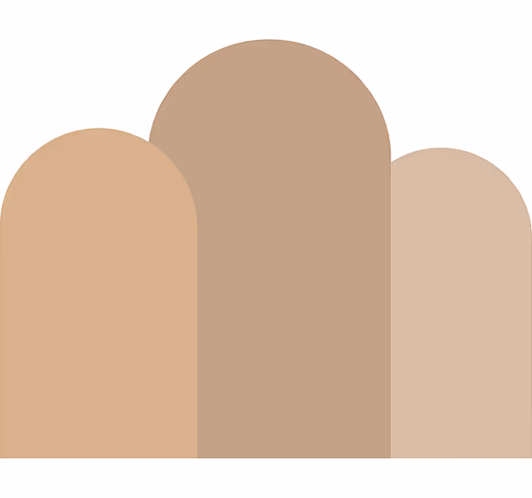 Estore de rolo quarto padrão arco boho - TenStickers