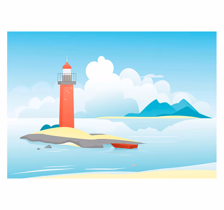 Estore de rolo infantil sonhos em alto mar - TenStickers