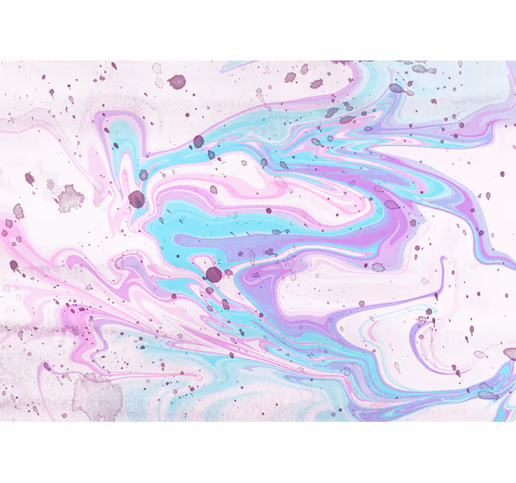 Estore de rolo infantil efeito mármore ácido rosa e roxo - TenStickers
