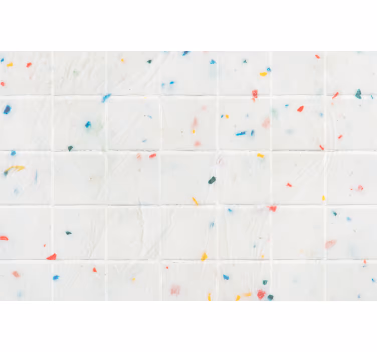 Estore de rolo infantil com azulejos coloridos - TenStickers