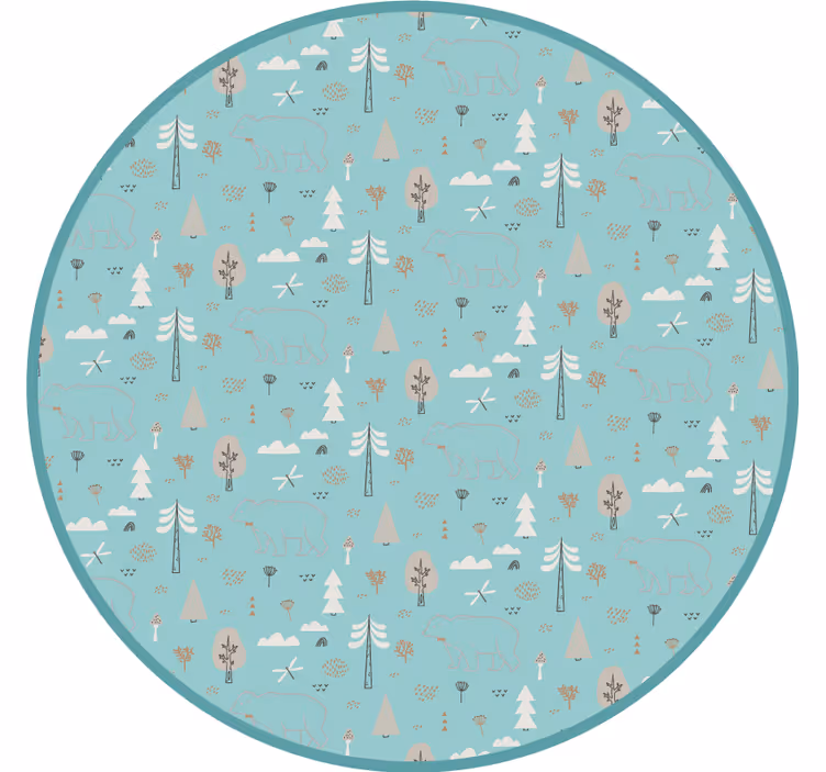 Estore de rolo infantil estilo nórdico geométrico - TenStickers