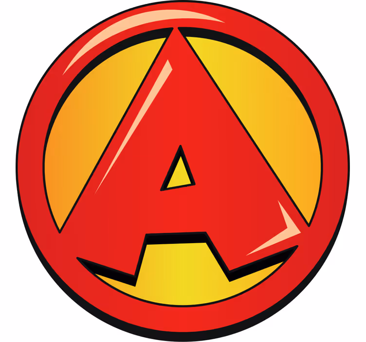 Estore de rolo infantil com super letra inicial - TenStickers