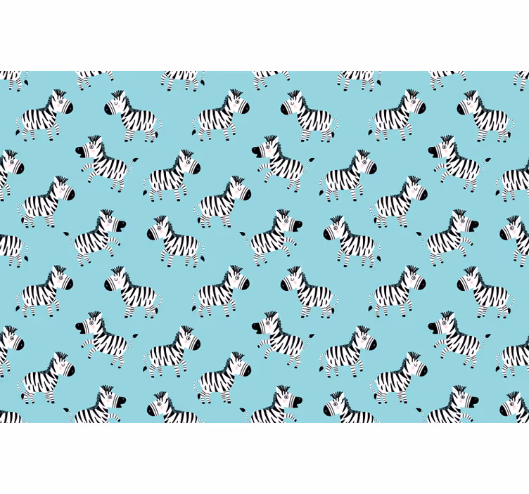 Estore de rolo infantil zebra fofa para crianças - TenStickers