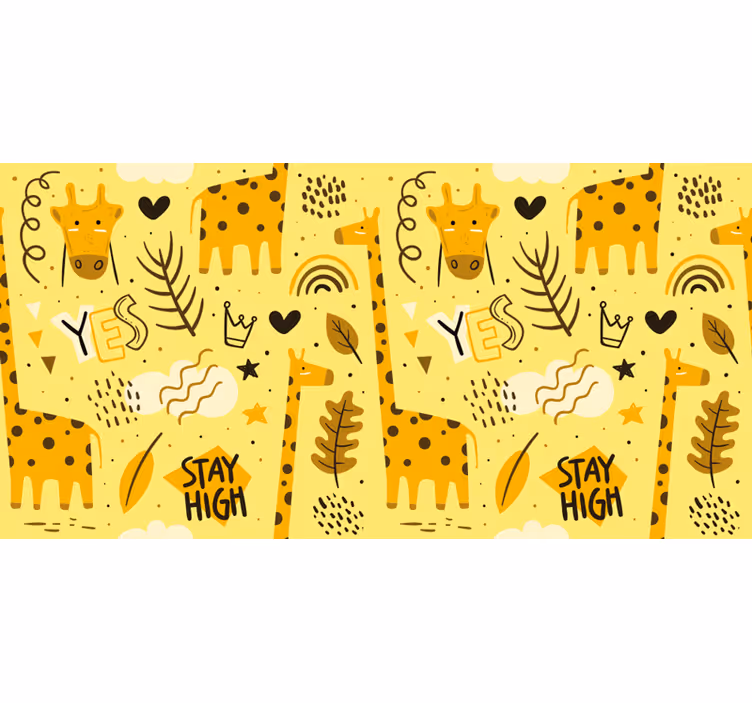 Estore de rolo infantil girafas - TenStickers