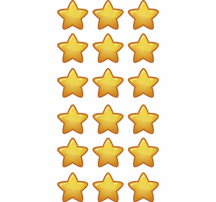 Estore de rolo infantil estrelas geométricas infantis - TenStickers