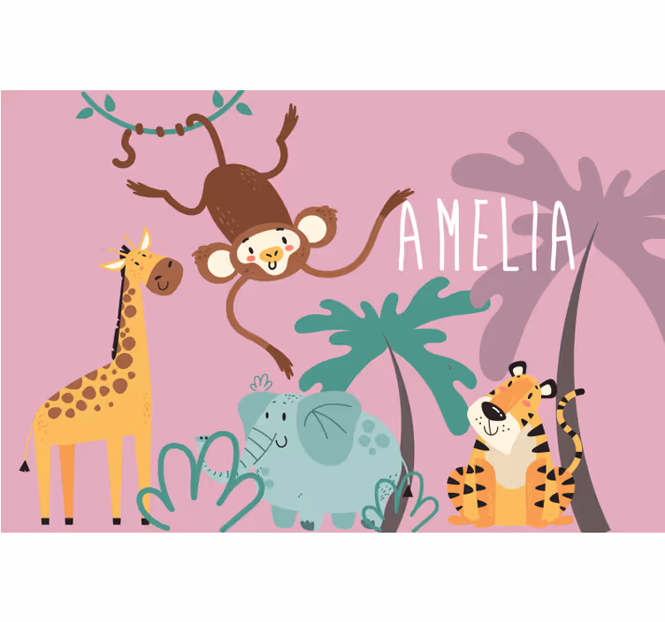 Estore de rolo infantil selva boho - TenStickers