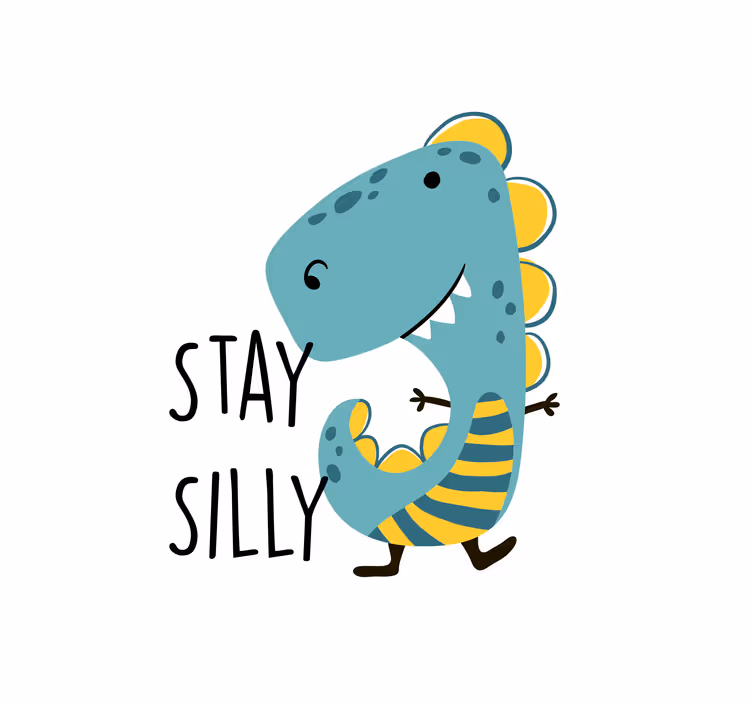 Estore de rolo infantil dinossauro nórdico divertido - TenStickers