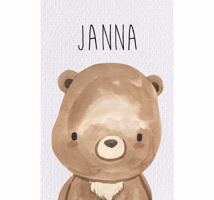 Estore de rolo infantil urso da floresta - TenStickers