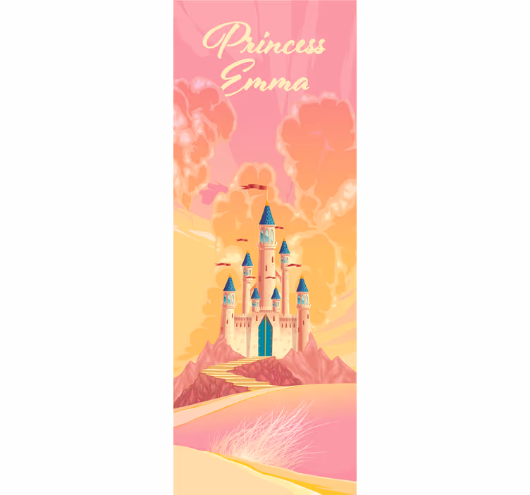 Estore de rolo infantil castelo de contos em 3d - TenStickers