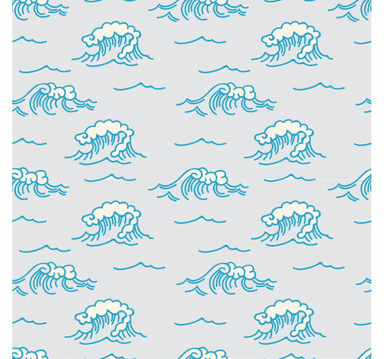 Estore de rolo infantil onda do mar - TenStickers