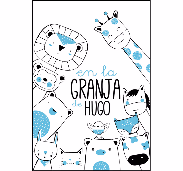 Estore de rolo infantil na fazenda do pepito - TenStickers