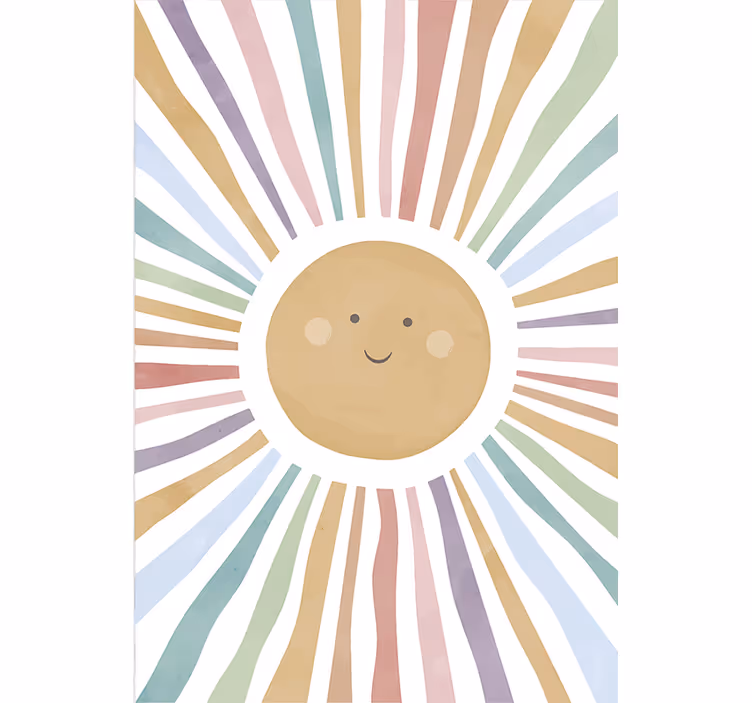 Estore de rolo infantil sol feliz - TenStickers