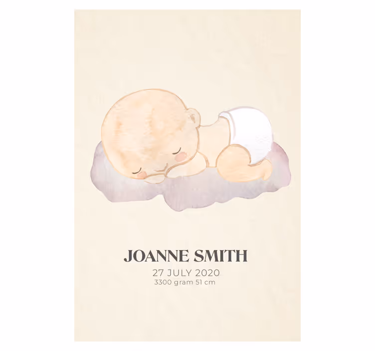 Estore de rolo infantil amor do bebê nascido - TenStickers