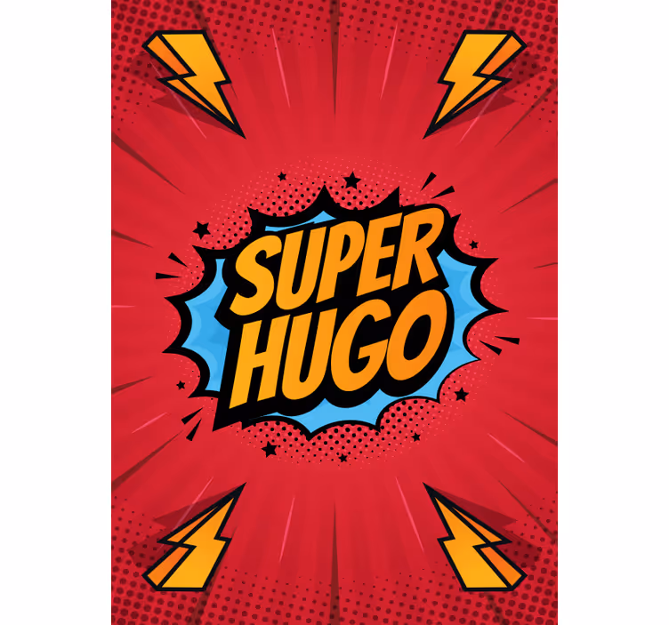 Estore de rolo infantil super-herói - TenStickers
