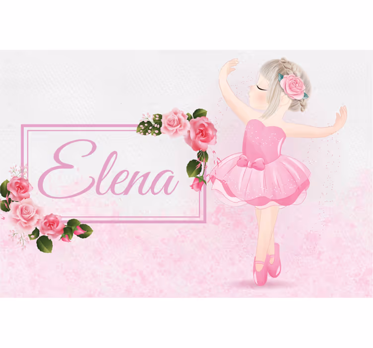 Estore de rolo infantil dançarina de balé - TenStickers