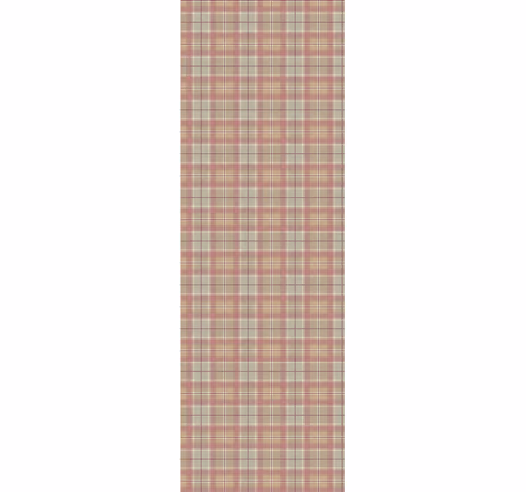 Estore de rolo para cozinha vinil para geladeira tartan - TenStickers