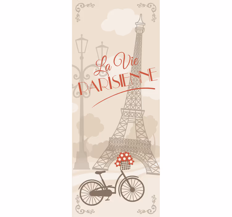 Estore de rolo para cozinha a vida parisiense - TenStickers