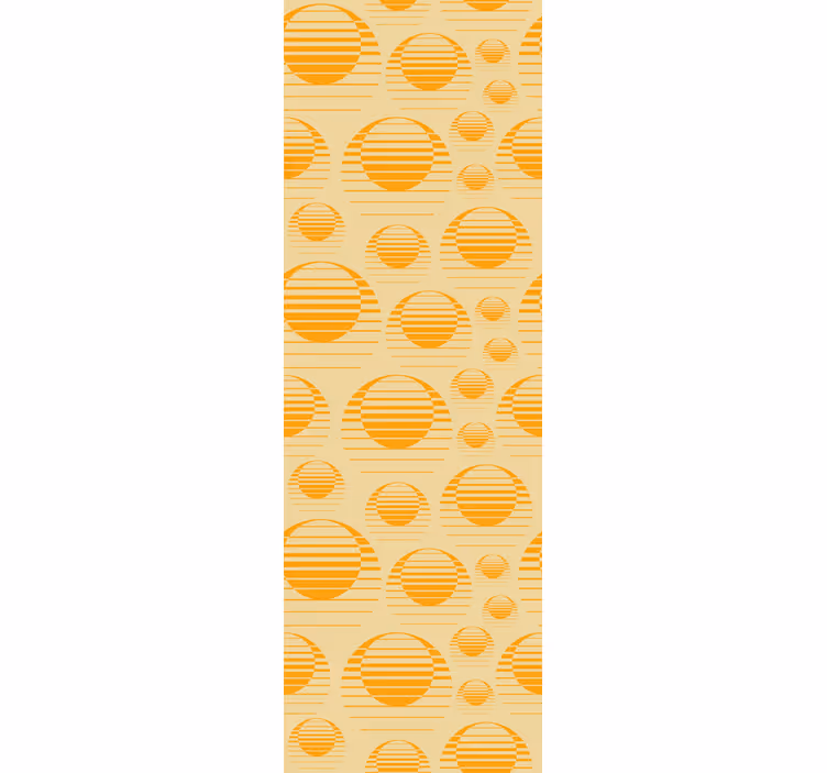 Estore de rolo para cozinha geladeira retro sol - TenStickers
