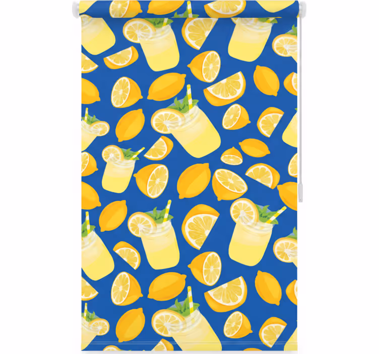 Estore de rolo para cozinha suco de limão geladeira - TenStickers