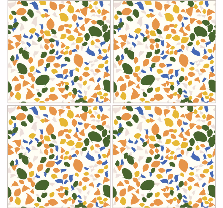 Estore de rolo para cozinha azulejos terrazo - TenStickers